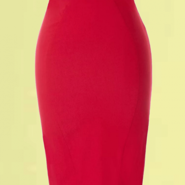 FALDA LÁPIZ ROJA ESTILO PINUP