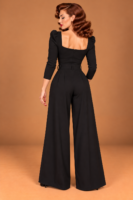 PANTALON VINTAGE NEGRO PALAZZO