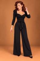 PANTALON VINTAGE NEGRO PALAZZO