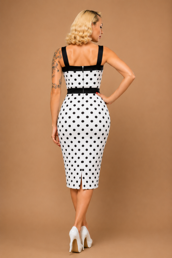 VESTIDO PINUP ROCKABILLY LUNARES
