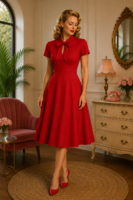 VESTIDO VINTAGE LAZO