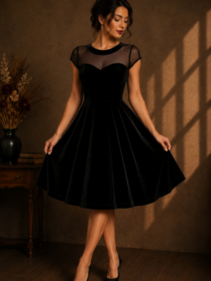 VESTIDO PINUP VELVET