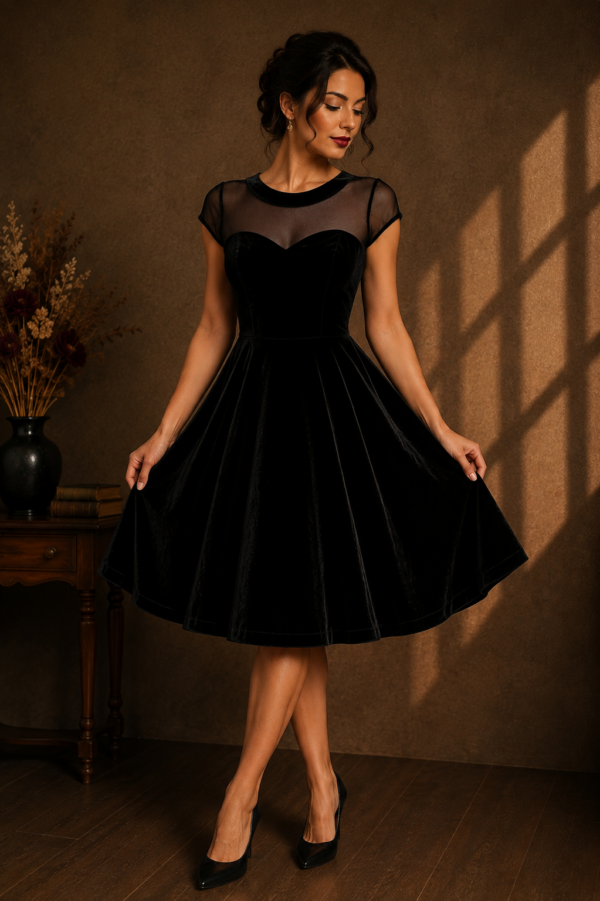 VESTIDO PINUP VELVET