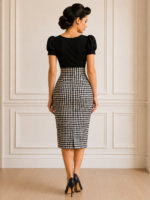 FALDA PINUP CUADROS VICHY