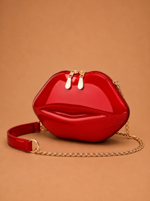 BOLSO PINUP LABIO ROJO