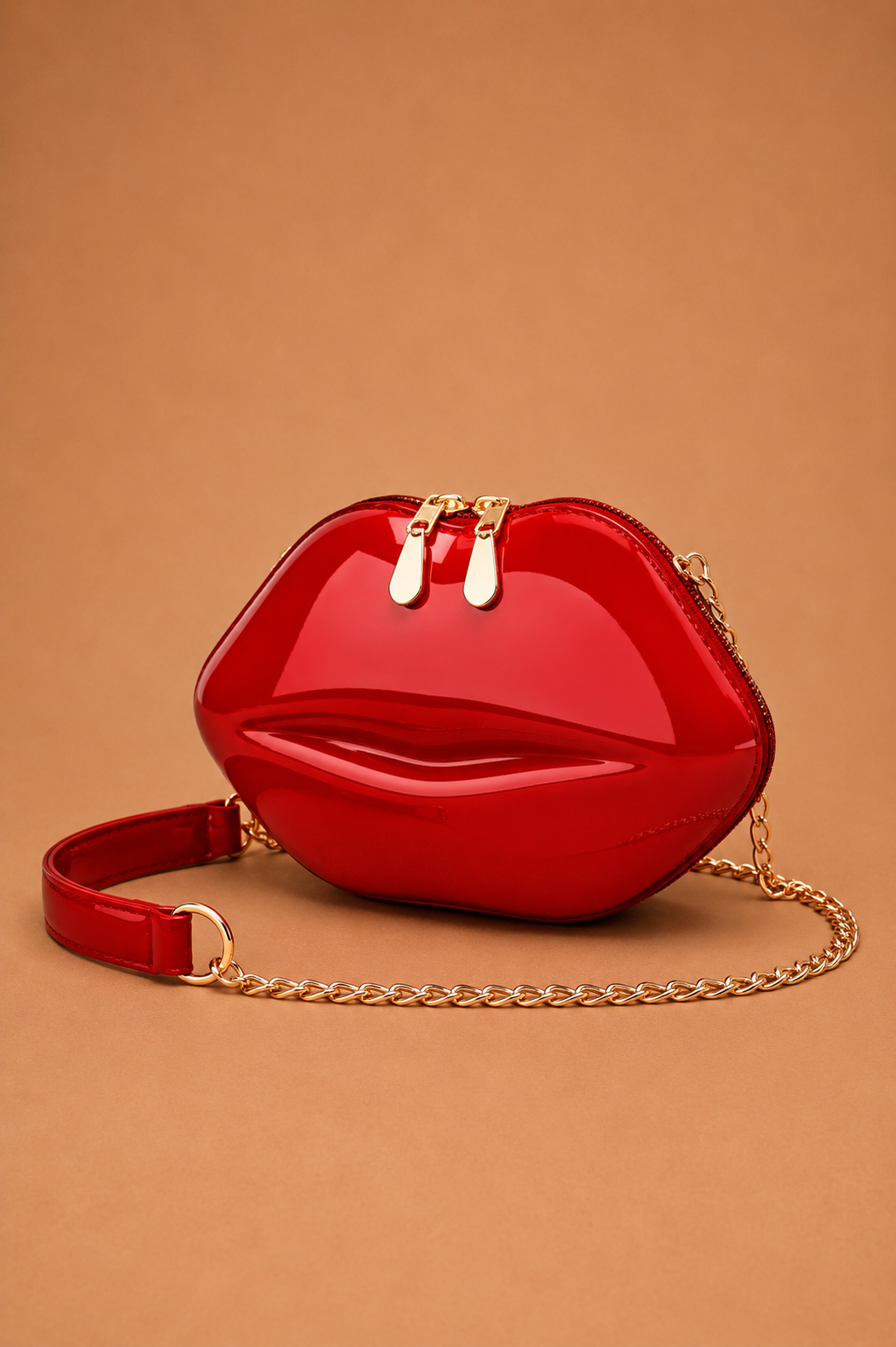 BOLSO PINUP LABIO ROJO