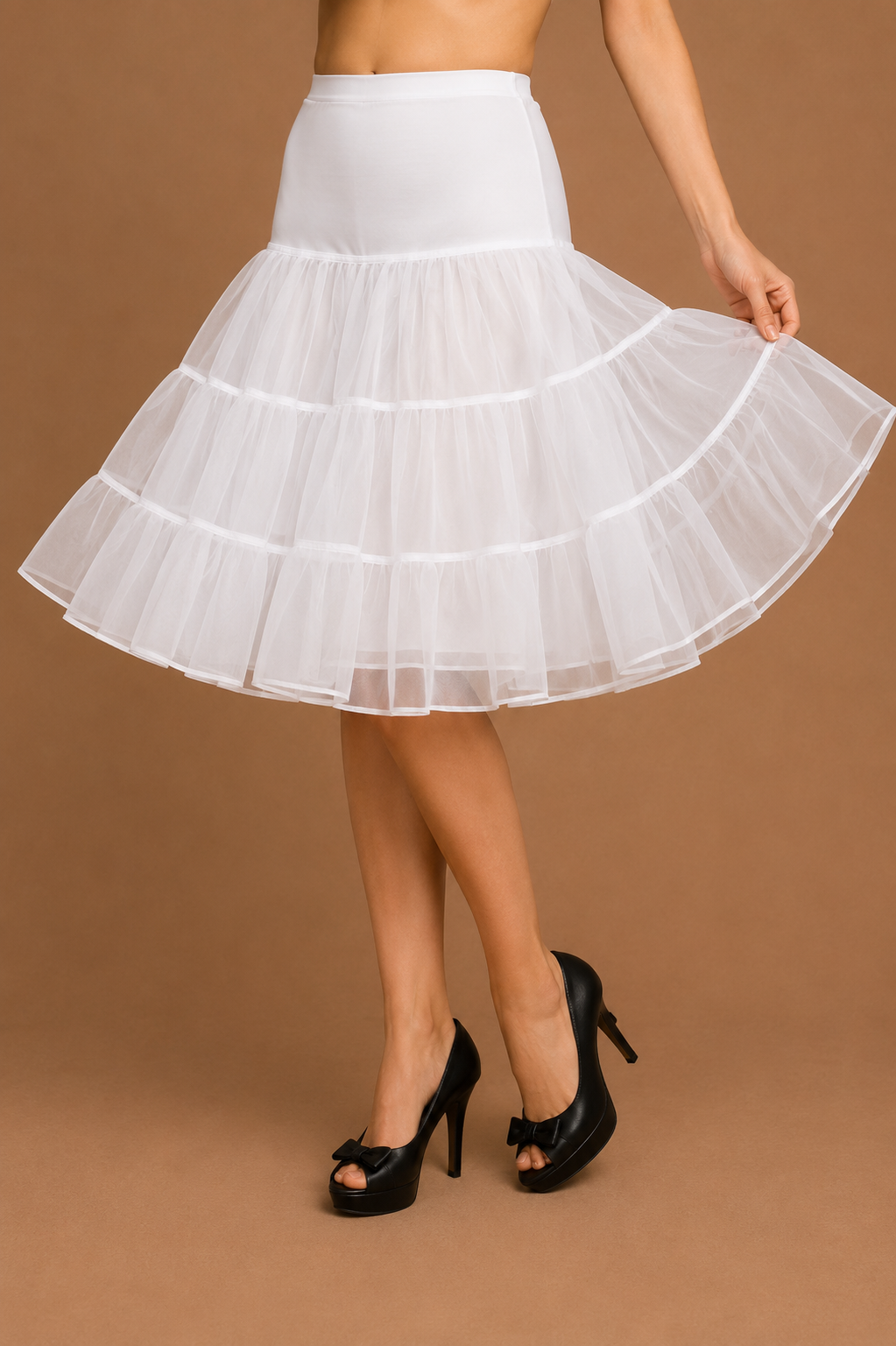 CAN CAN BLANCO ORGANZA