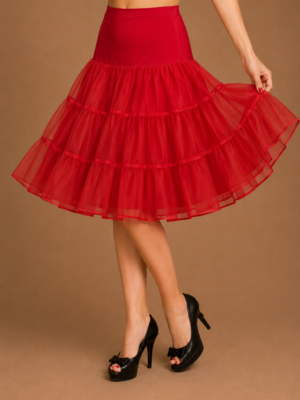 CAN CAN ROJO ORGANZA