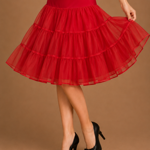 CAN CAN ROJO ORGANZA