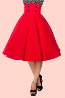FALDA PINUP VUELO CINTURA ALTA