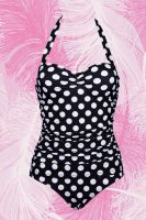 BAÑADOR PINUP ESTAMPADO LUNARES