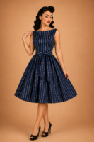 VESTIDO PINUP RAYAS MARINERO