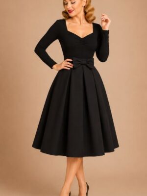 FALDA VINTAGE PLIEGUES LAZO