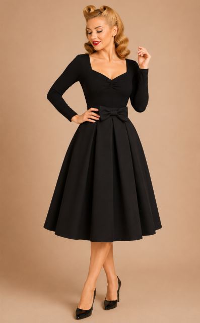 FALDA VINTAGE PLIEGUES LAZO