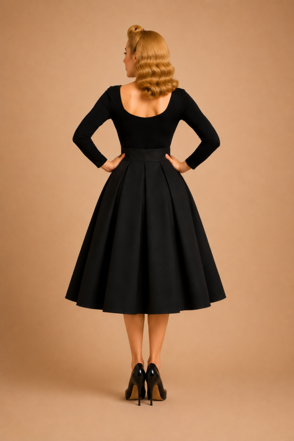 FALDA VINTAGE PLIEGUES LAZO