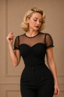 TOP PINUP MANGAS TUL