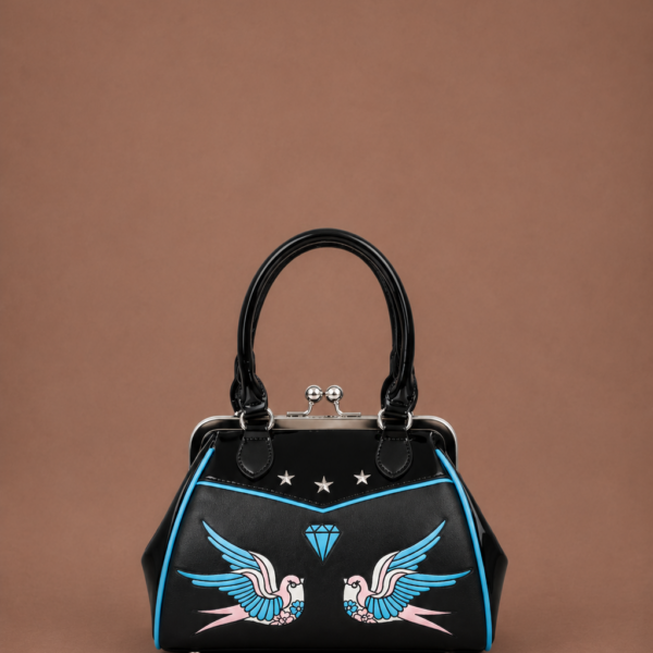 BOLSO NEGRO GOLONDRINAS BANNED