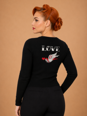 CARDIGAN CORAZONESY GOLONDRINAS BANNED
