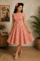 VESTIDO PIN UP ENCAJE