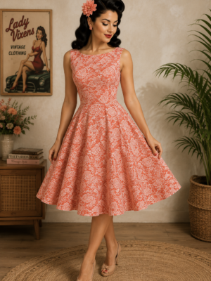 VESTIDO PIN UP ENCAJE