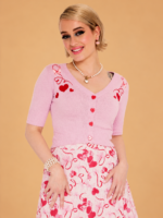 CARDIGAN ROSA CORAZONES